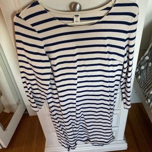 Old Navy Blue and White striped dress